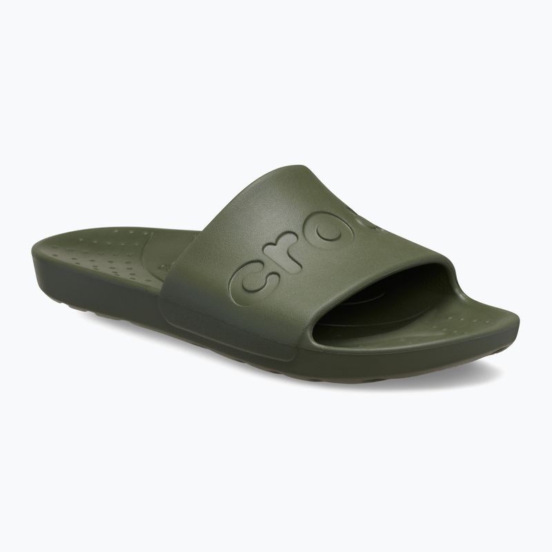 Nazouváky  Crocs Slide army green