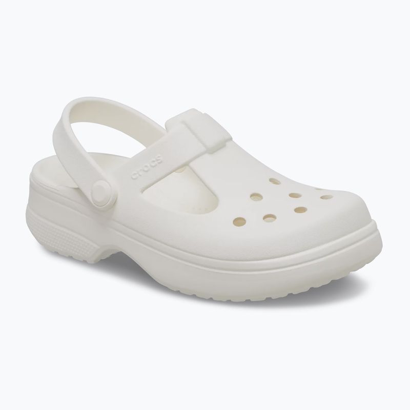 Dětské nazouváky Crocs Classic Mary Jane Clog chalk 9