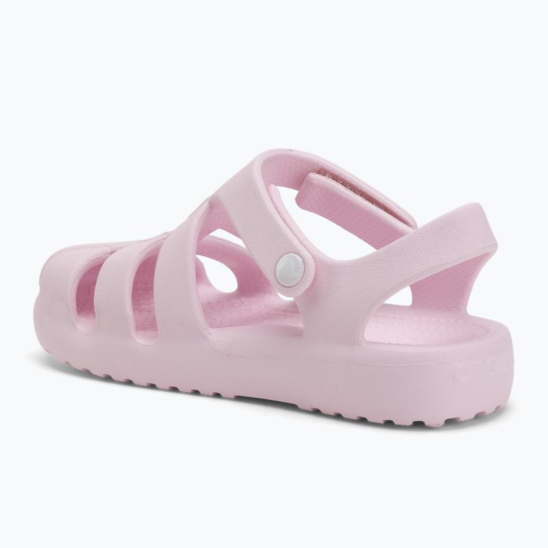 Dětské sandály Crocs Classic Fisherman pink milk 3