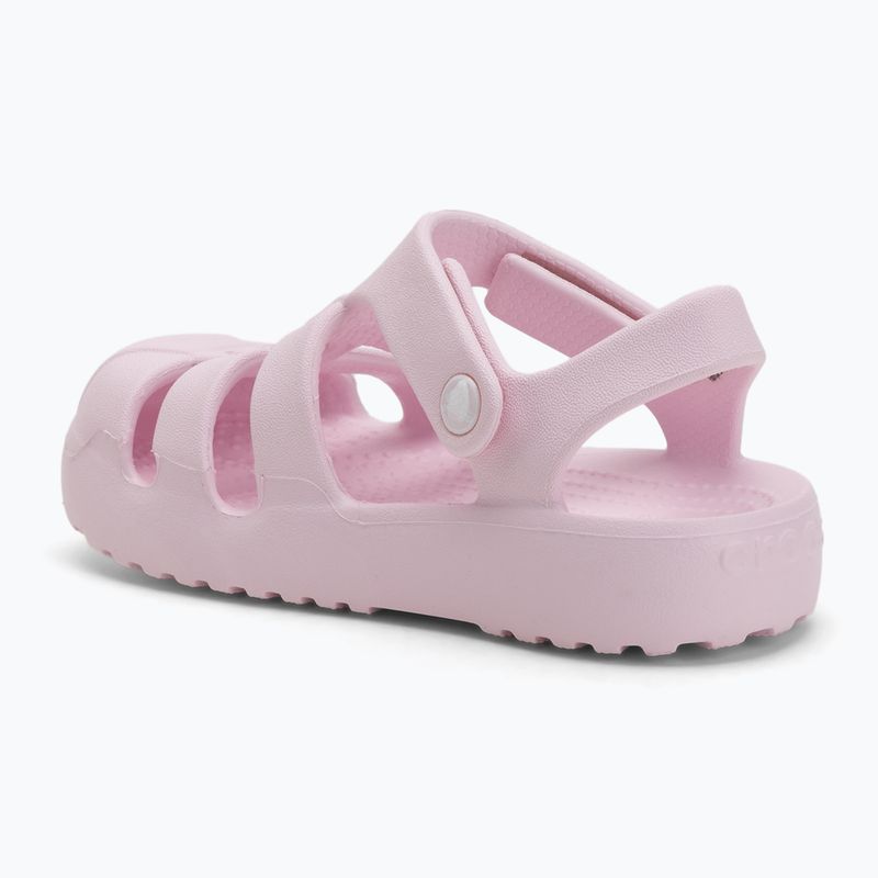 Dětské sandály Crocs Classic Fisherman Kids Toddler pink milk 3