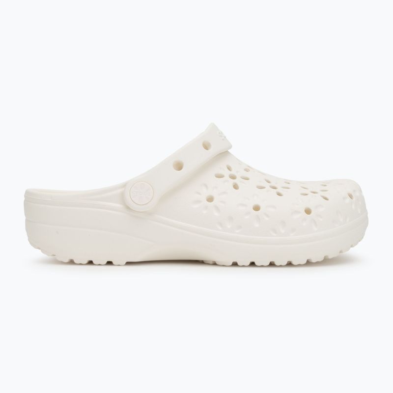 Nazouváky Crocs Classic Floral Cutout Clog chalk 3