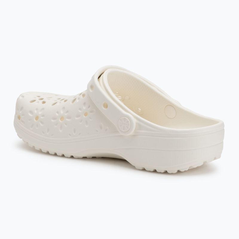 Nazouváky Crocs Classic Floral Cutout Clog chalk 4