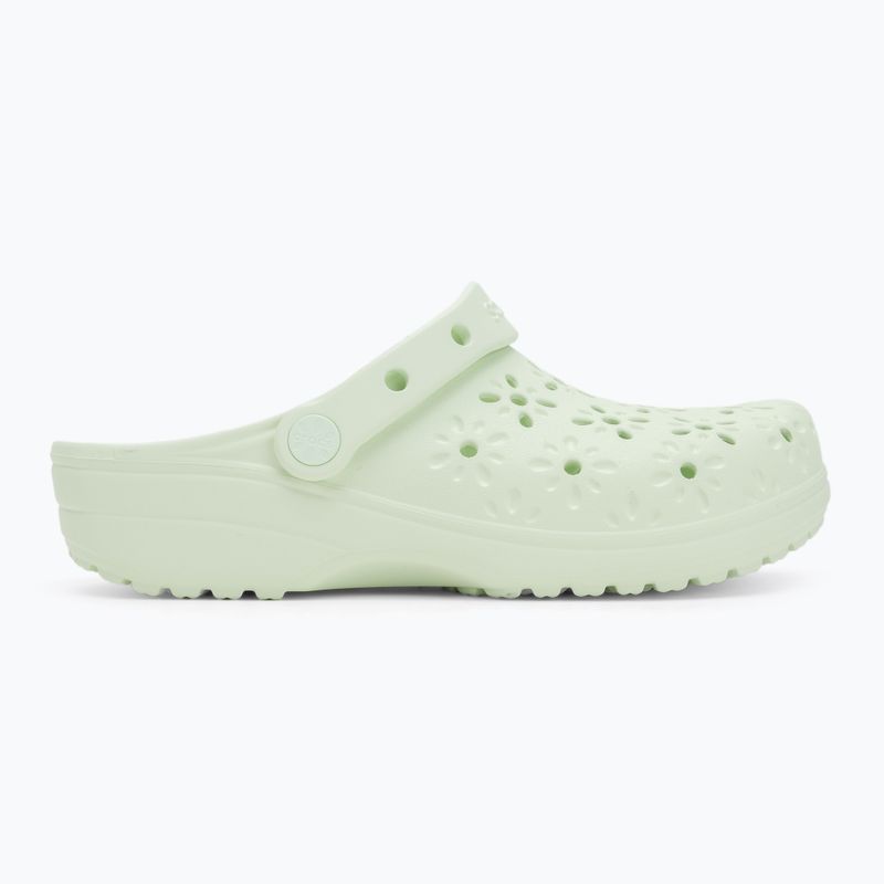 Nazouváky Crocs Classic Floral Cutout Clog jade tint 3
