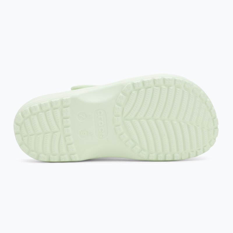 Nazouváky Crocs Classic Floral Cutout Clog jade tint 5