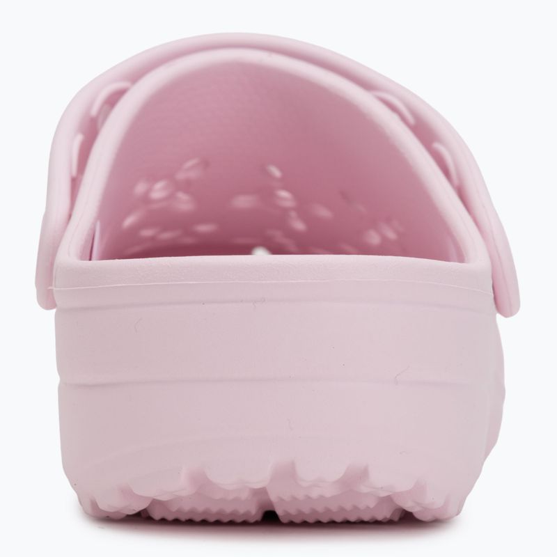 Nazouváky Crocs Classic Floral Cutout Clog pink milk 7