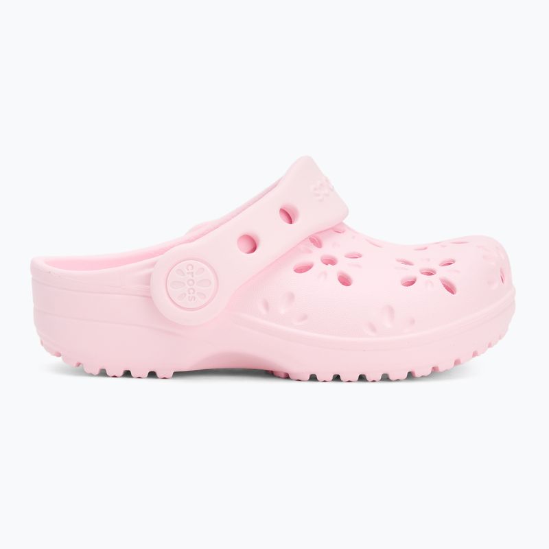 Dětské nazouváky Crocs Classic Floral Cutout Clog Kids Toddler pink milk 3