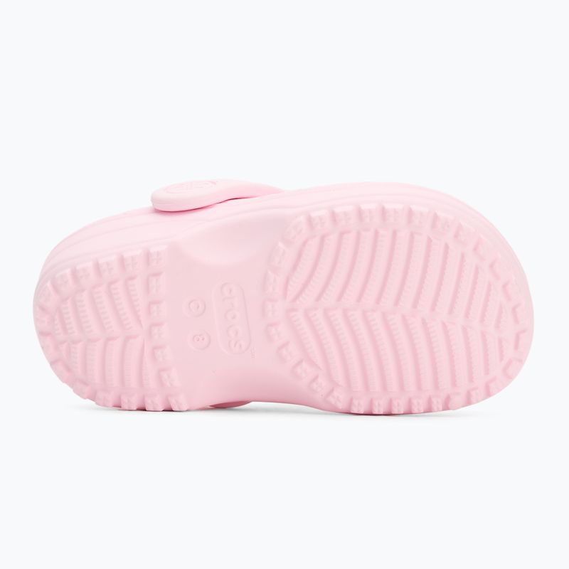 Dětské nazouváky Crocs Classic Floral Cutout Clog Kids Toddler pink milk 5