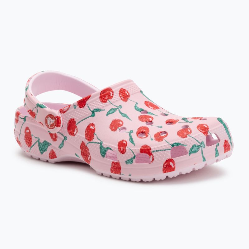 Nazouváky Crocs Classic Fresh Fruits Clog pink milk 2