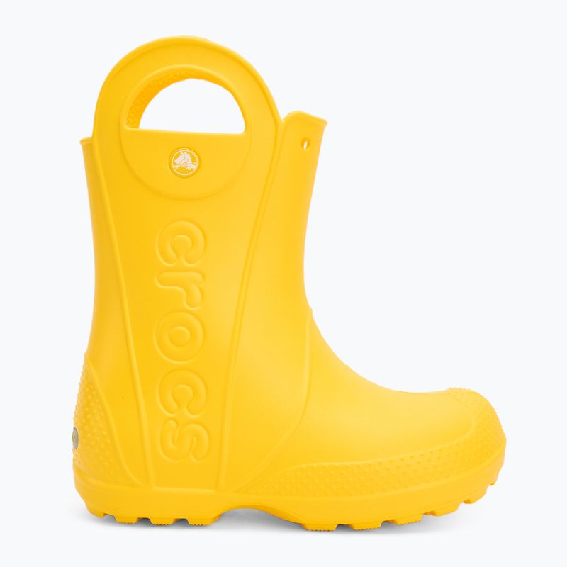 Dětské holínky Crocs Handle It Rain Boot Kids yellow 2
