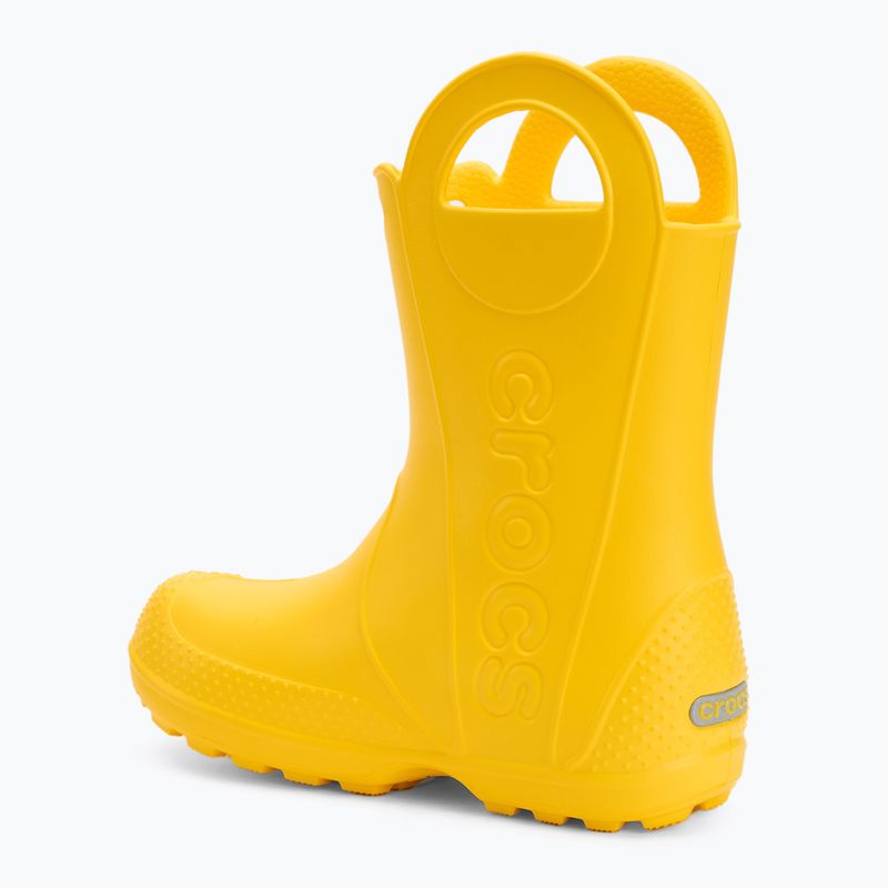 Dětské holínky Crocs Handle It Rain Boot Kids yellow 3