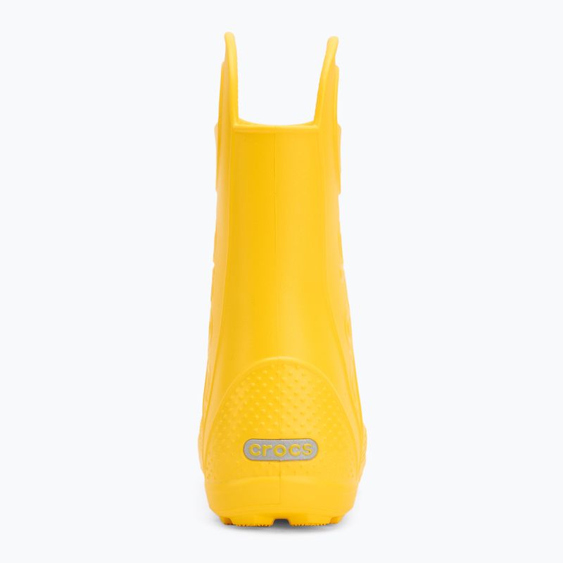 Dětské holínky Crocs Handle It Rain Boot Kids yellow 6
