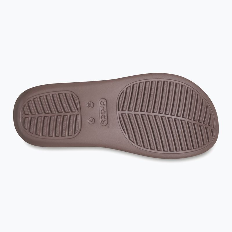 Dámské žabky Crocs Getaway Platform Toe Loop truffle 3