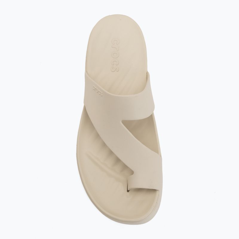 Dámské žabky Crocs Getaway Platform Toe Loop sandstone 5