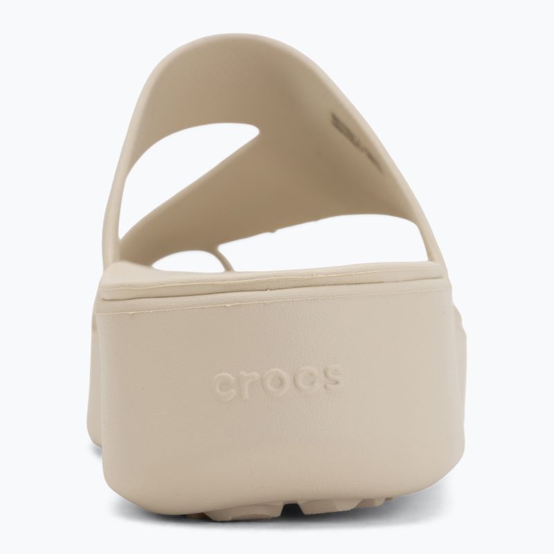 Dámské žabky Crocs Getaway Platform Toe Loop sandstone 6