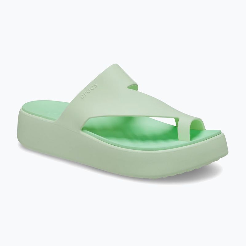 Dámské žabky Crocs Getaway Platform Toe Loop jade tint 2