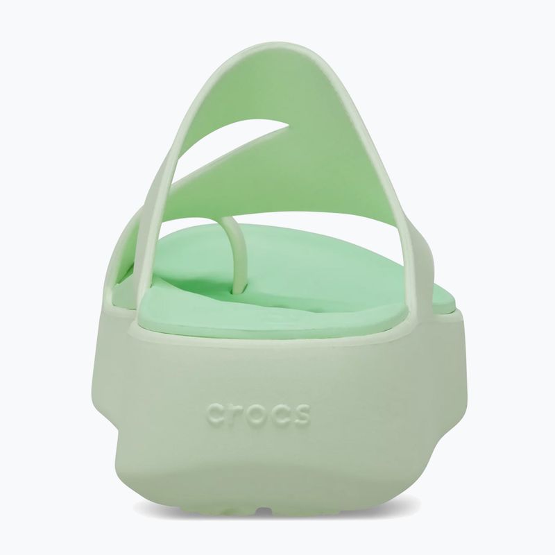 Dámské žabky Crocs Getaway Platform Toe Loop jade tint 6