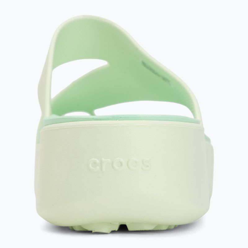 Dámské žabky Crocs Getaway Platform Toe Loop jade tint 6