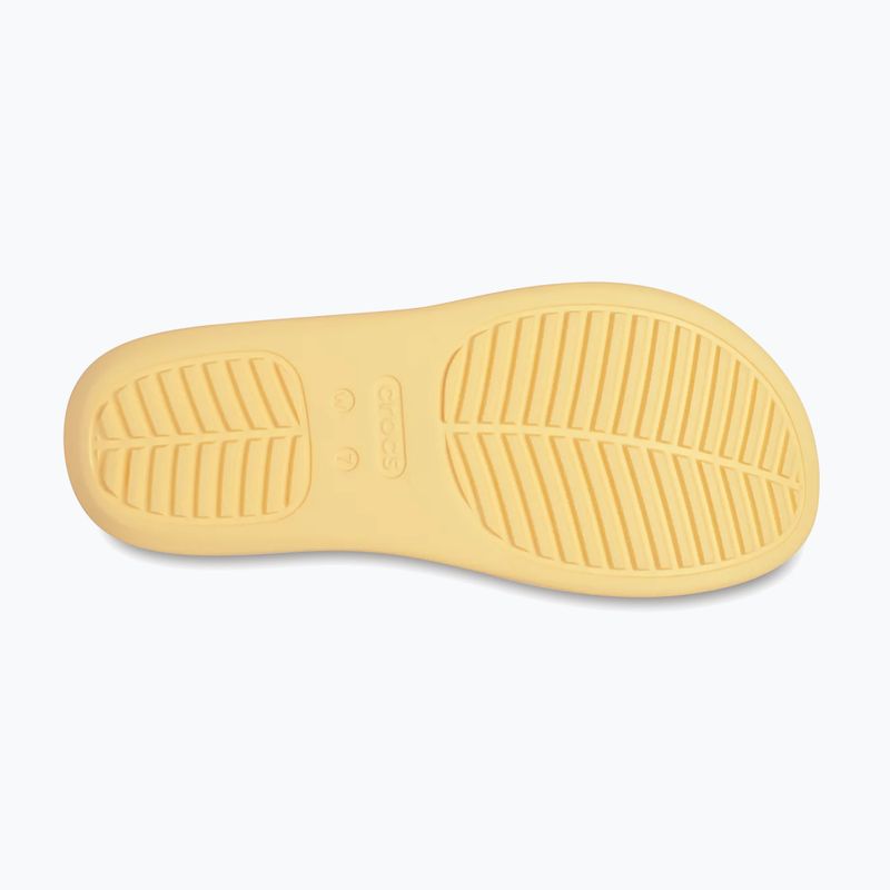 Dámské žabky Crocs Getaway Platform Toe Loop golden hour 5