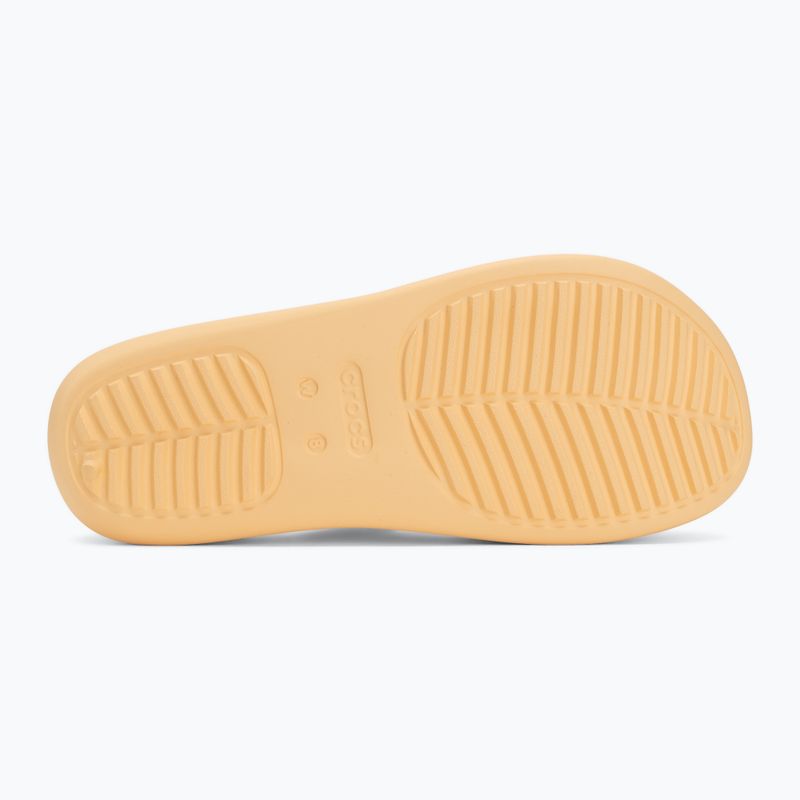Dámské žabky Crocs Getaway Platform Toe Loop golden hour 4