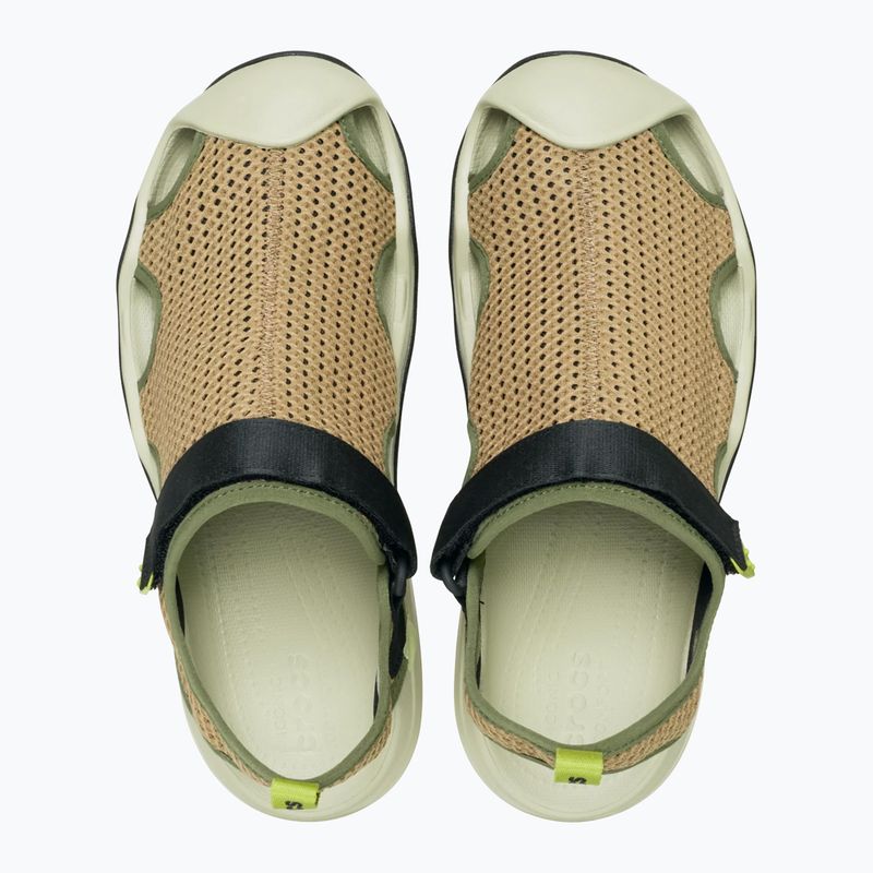 Pánské sandály Crocs Swiftwater Mesh Deck sepia 5