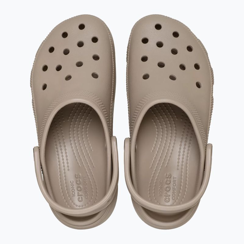 Dámské nazouváky Crocs Classic Platform Clog taupe 5