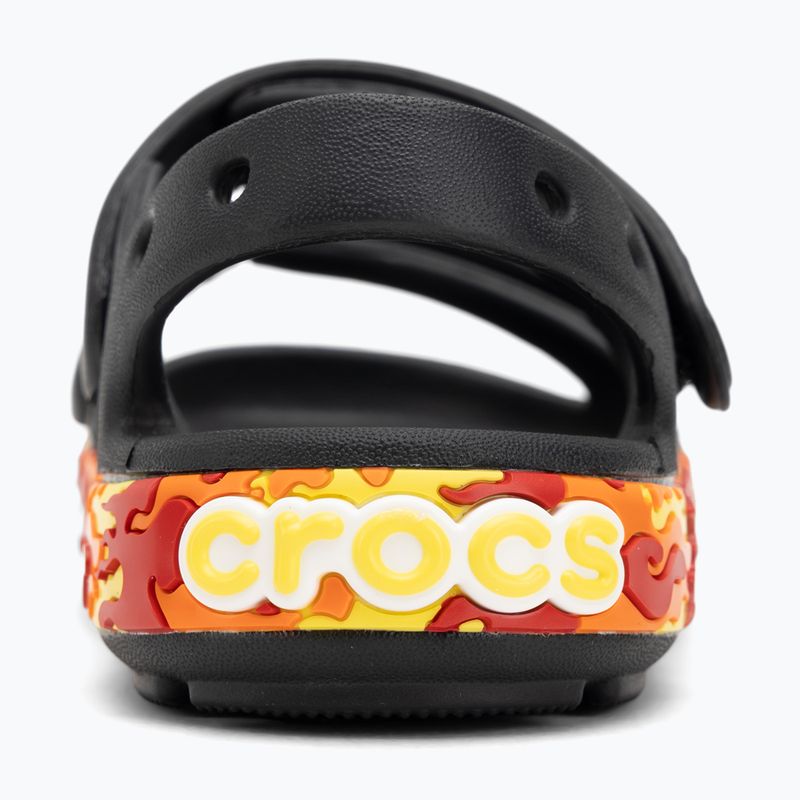 Dětské sandály Crocs Crocband Cruiser Flames black 6