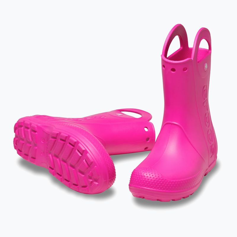 Dětské holínky Crocs Handle It Rain Boot Kids pink crush 3