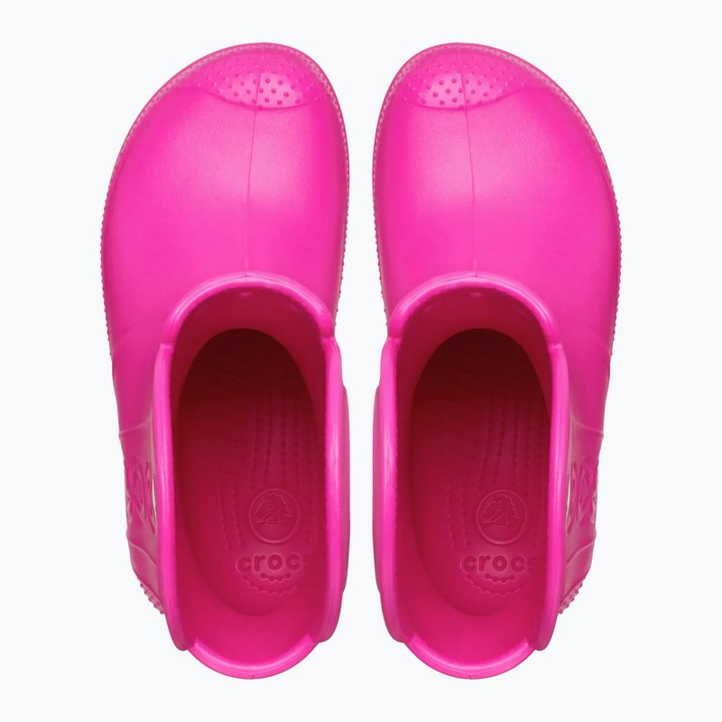 Dětské holínky Crocs Handle It Rain Boot Kids pink crush 5