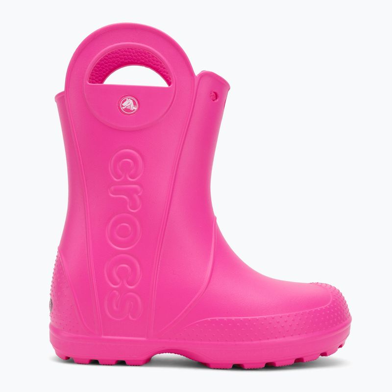 Dětské holínky Crocs Handle It Rain Boot Kids pink crush 2