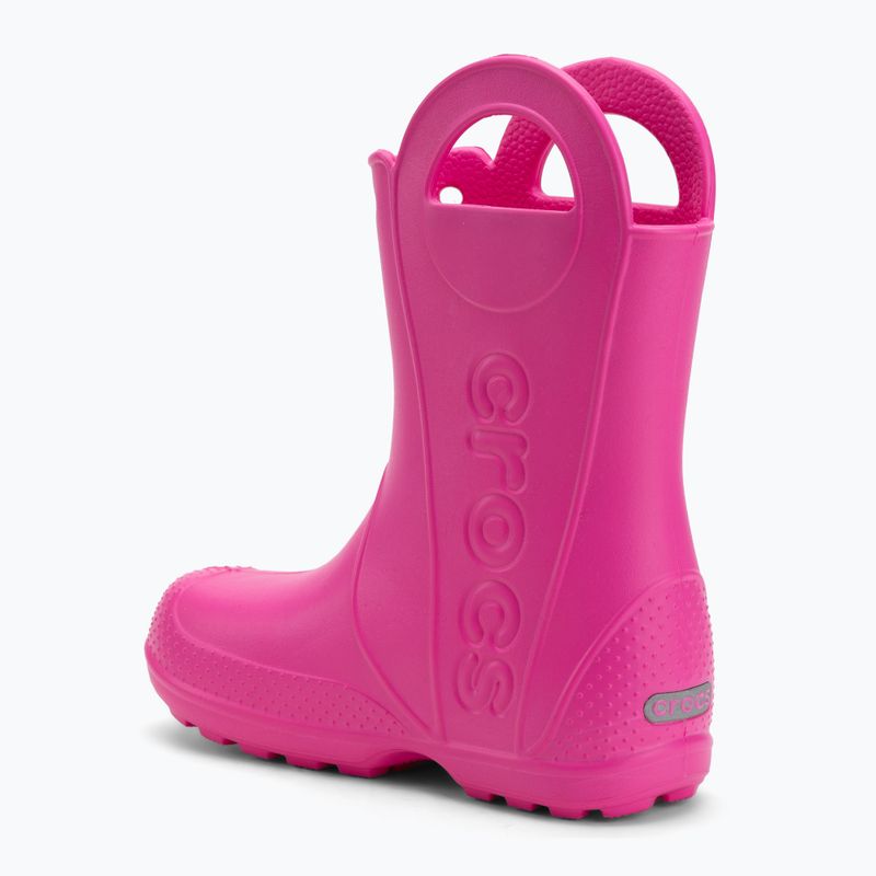 Dětské holínky Crocs Handle It Rain Boot Kids pink crush 3