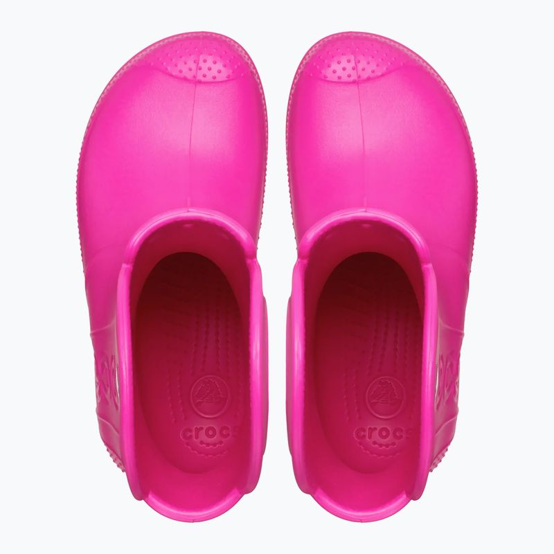 Dětské holínky Crocs Handle It Rain Boot Kids Toddler pink crush 12