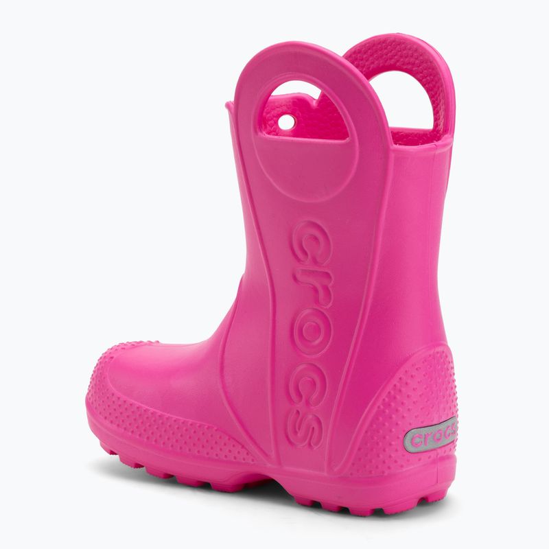 Dětské holínky Crocs Handle It Rain Boot Kids Toddler pink crush 3