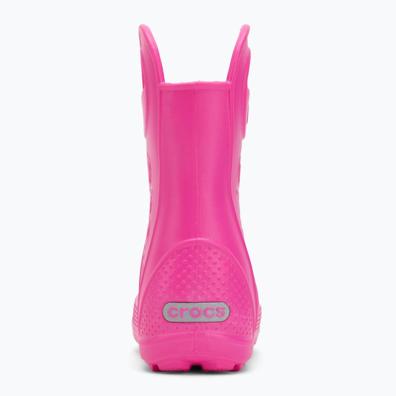 Dětské holínky Crocs Handle It Rain Boot Kids Toddler pink crush 6
