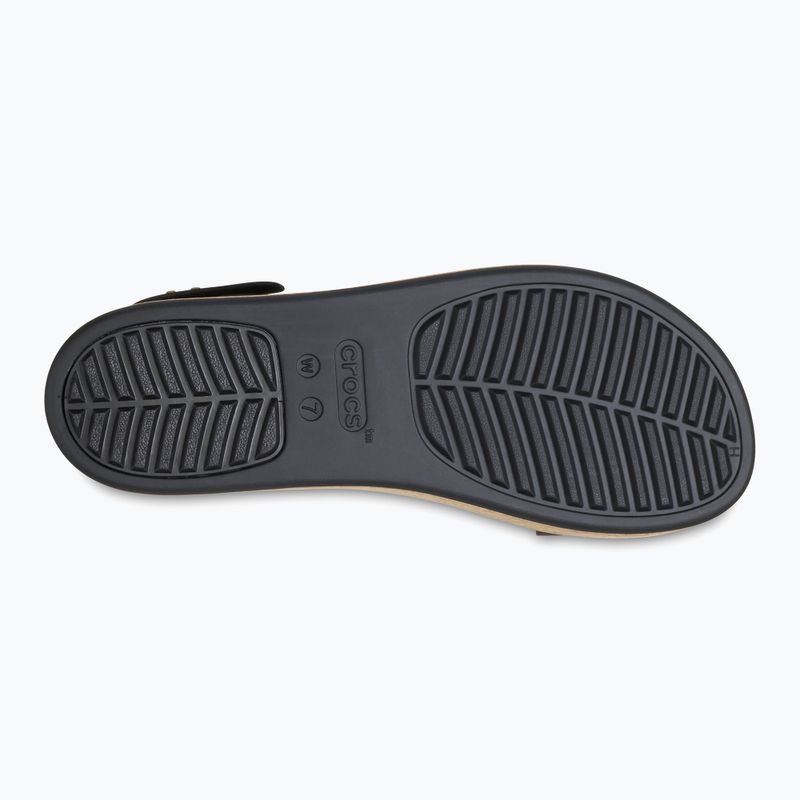 Dámské sandály Crocs Brooklyn Cork Low Wedge black/black 4