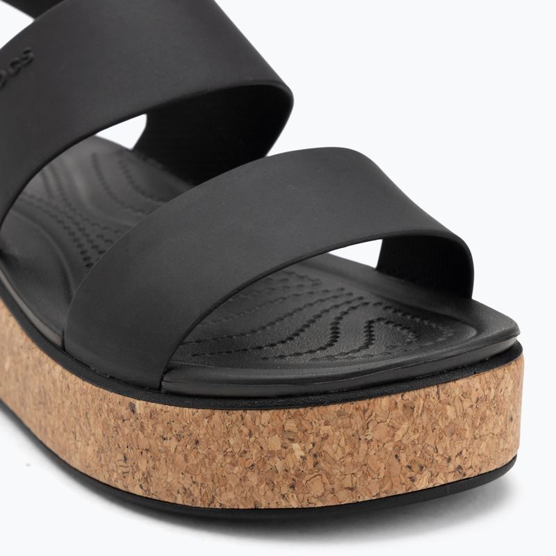 Dámské sandály Crocs Brooklyn Cork Low Wedge black/black 7