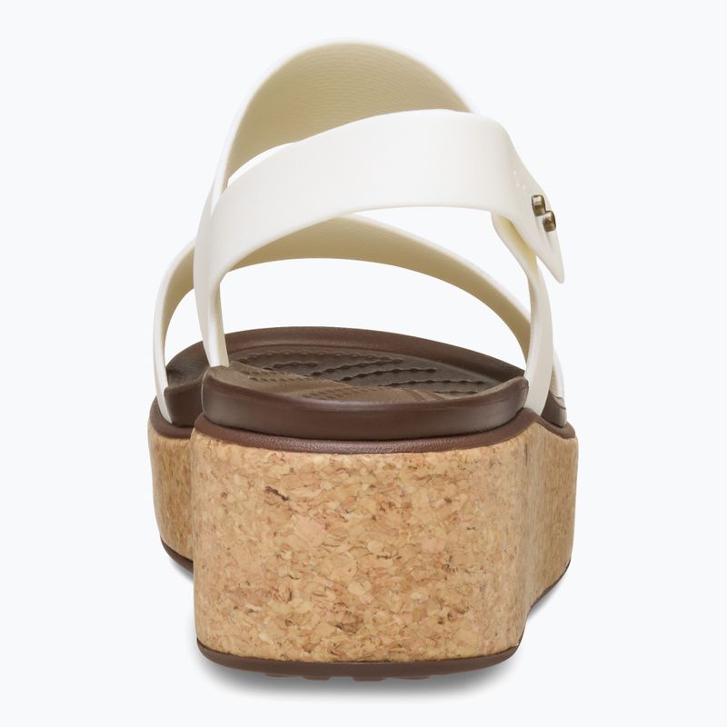 Dámské sandály Crocs Brooklyn Cork Low Wedge chalk 3