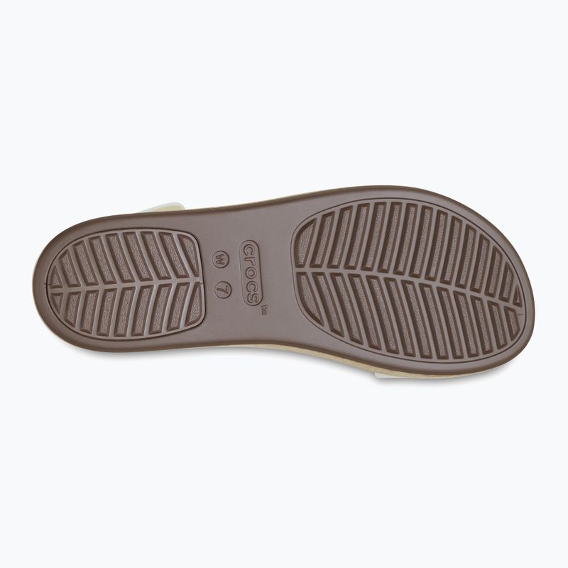 Dámské sandály Crocs Brooklyn Cork Low Wedge chalk 4