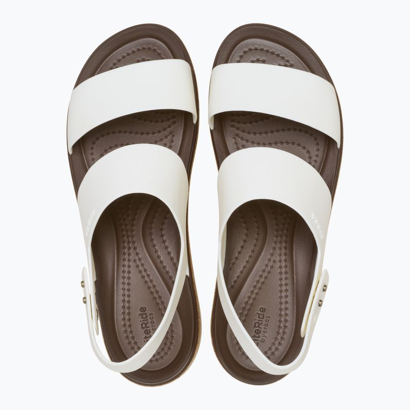 Dámské sandály Crocs Brooklyn Cork Low Wedge chalk 5