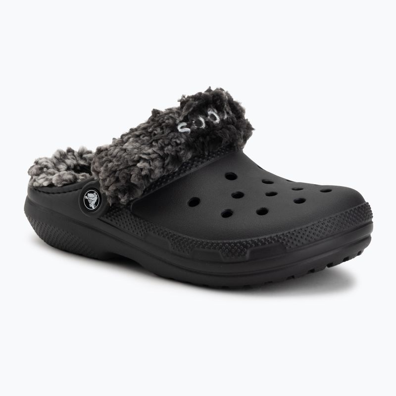 Nazouváky Crocs Classic Fleece Lined black
