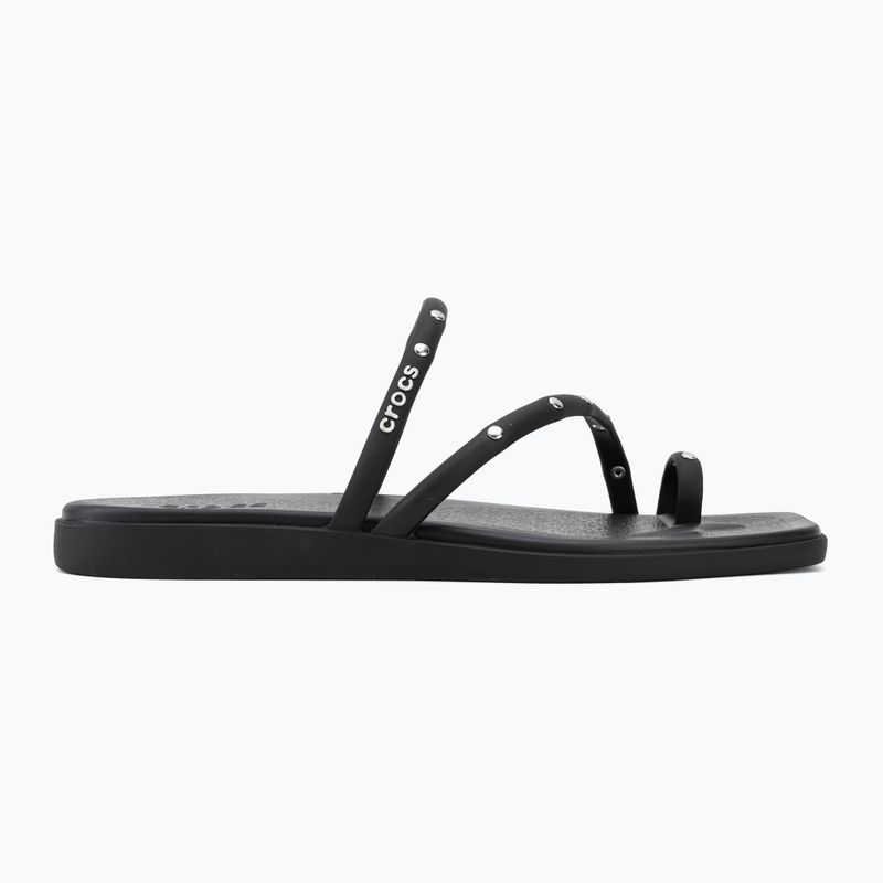 Dámské nazouváky Crocs Miami Studded Toe Loop black 2