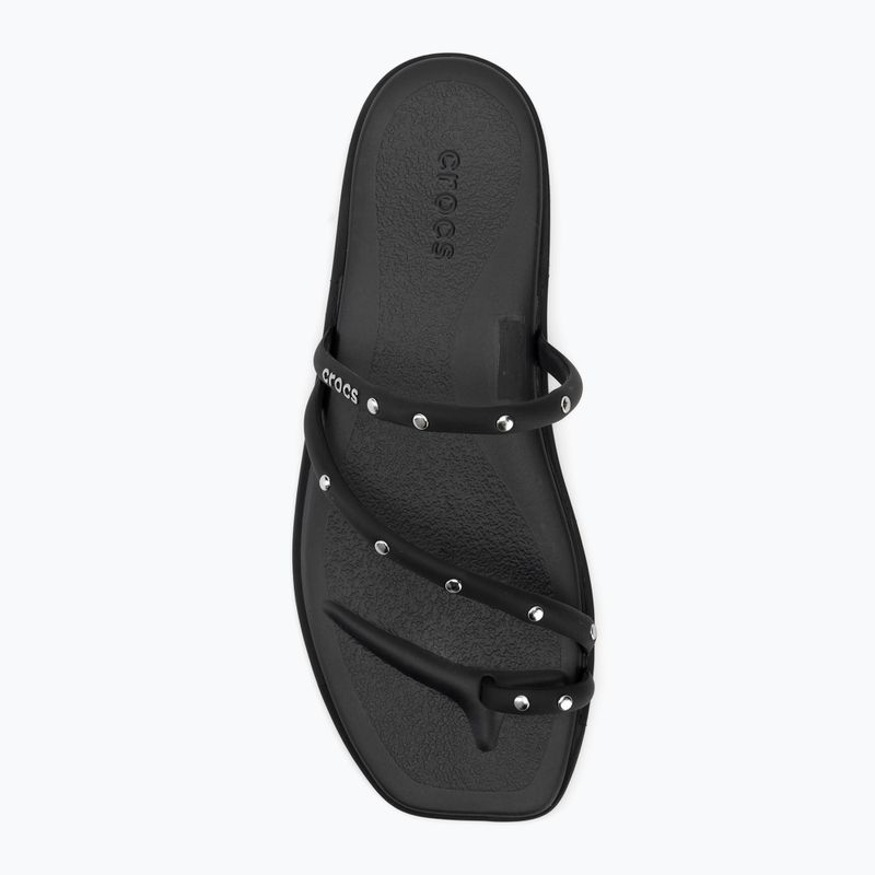 Dámské nazouváky Crocs Miami Studded Toe Loop black 5