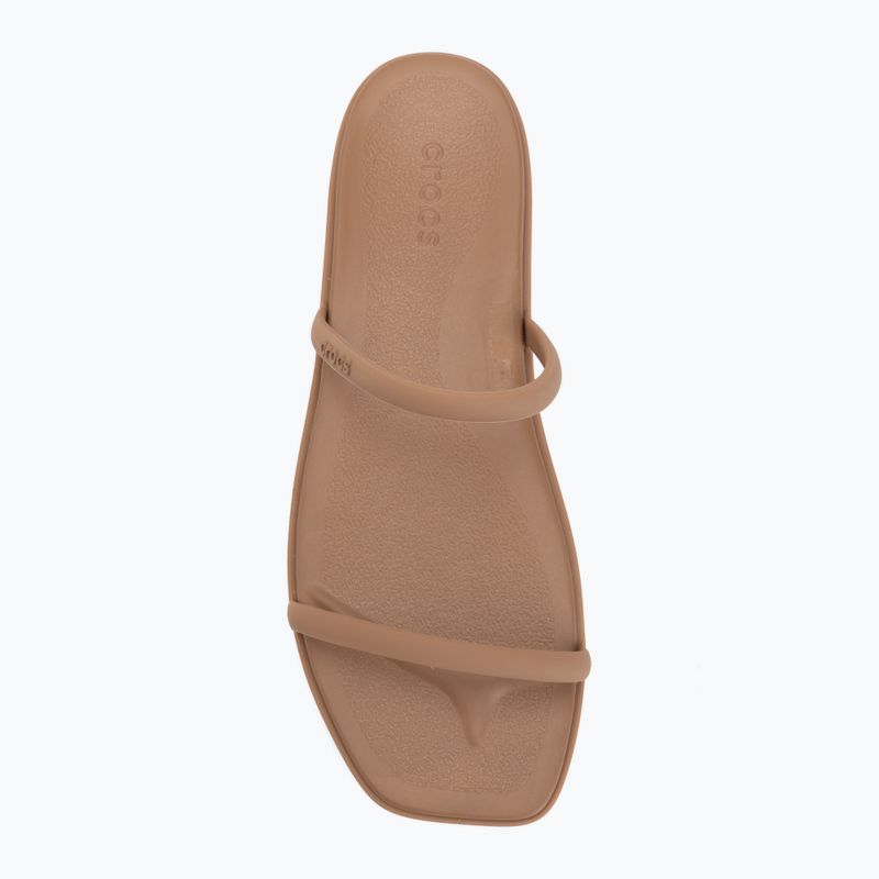 Dámské sandály Crocs Miami Two Strap Sandal milk chocolate 5