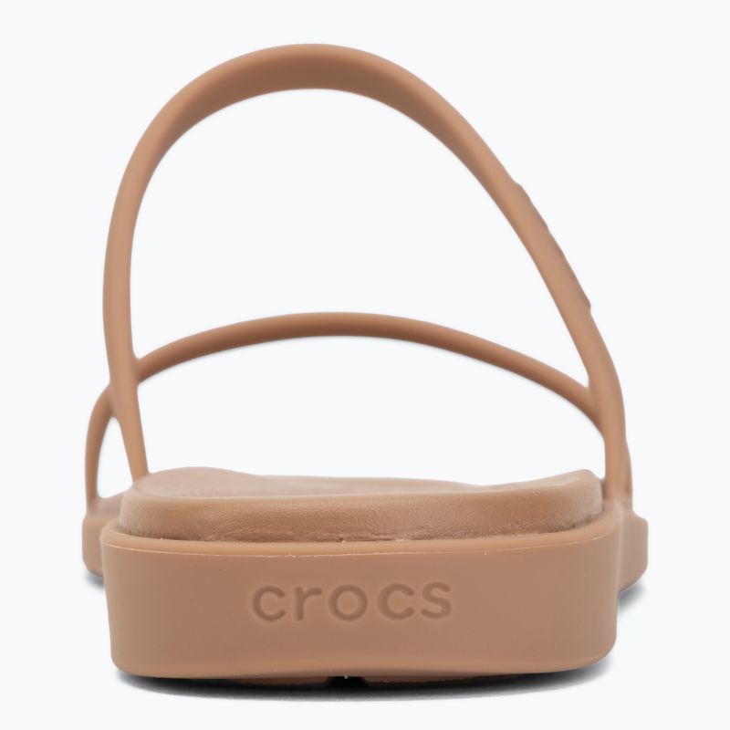 Dámské sandály Crocs Miami Two Strap Sandal milk chocolate 6