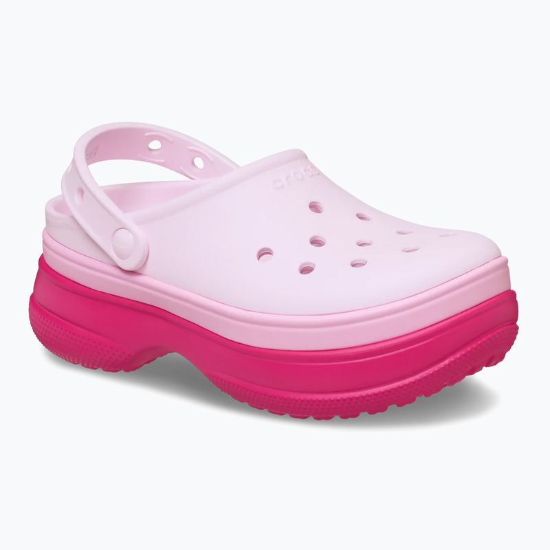 Nazouváky Crocs Classic Stacked Clog dragon fruit 9