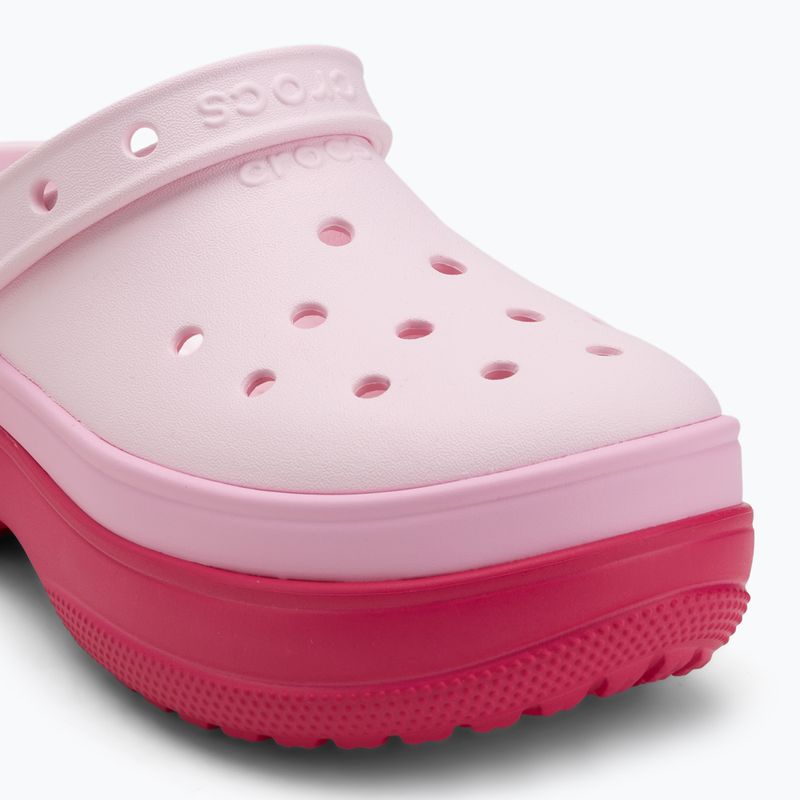 Nazouváky Crocs Classic Stacked Clog dragon fruit 8