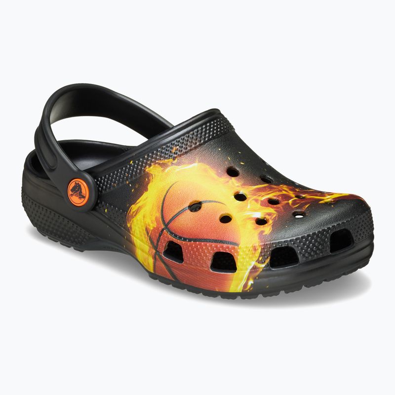 Dětské nazouváky Crocs Flaming Bball Clog Kids black 9