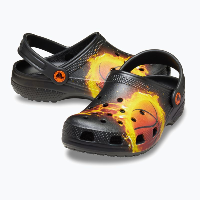 Dětské nazouváky Crocs Flaming Bball Clog Kids black 14