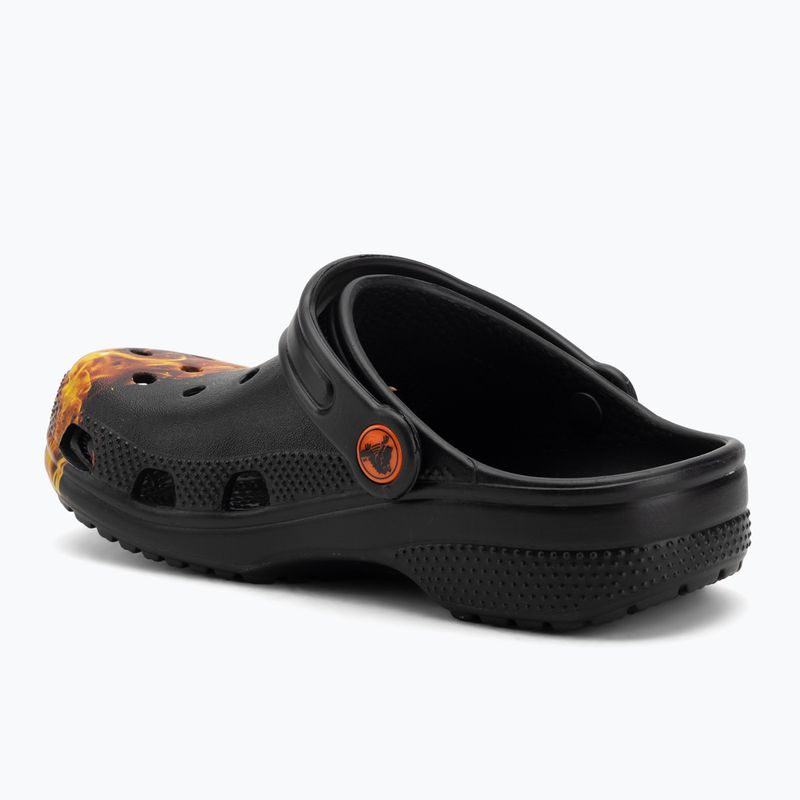 Dětské nazouváky Crocs Flaming Bball Clog Kids black 4