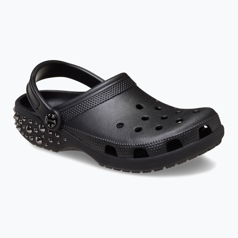 Nazouváky Crocs Classic Studded black 9