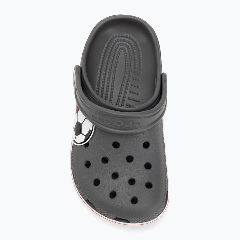 Dětské nazouváky Crocs Classic Soccer Band Clog Kids slate grey 6